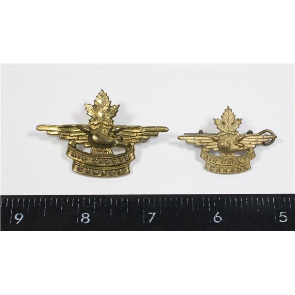 #180 ROYAL CANADIAN AIR CADETS  BADGE LOT OF 2