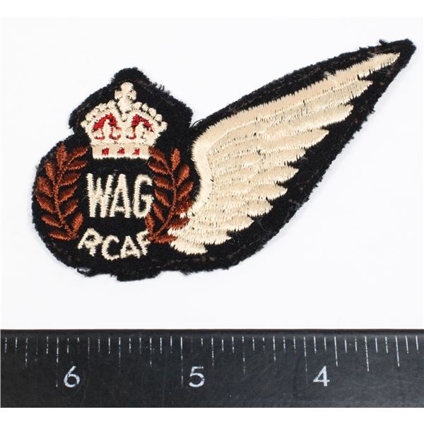 #212 WW2 RCAF WAG WIRELESS AIR GUNNER HALF WING