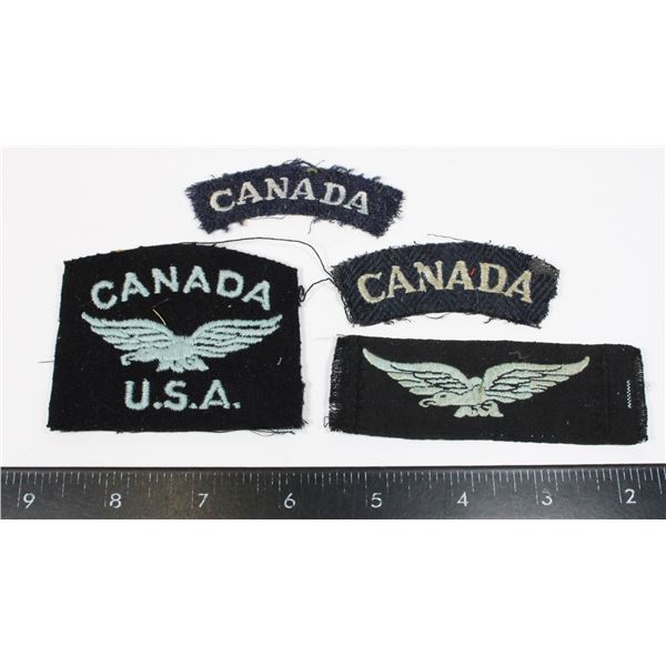 #213 WW2 ROYAL CANADIAN AIR FORCE CLOTH INSIGNIA