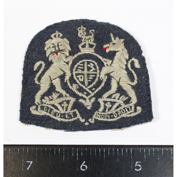 #215 WW2 BRITISH CANADA WARRANT OFFICER BADGE