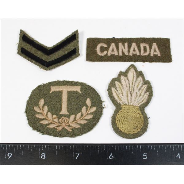 #217 WW2 CANADA BATTLEDRESS INSIGNIA CHEVRON +