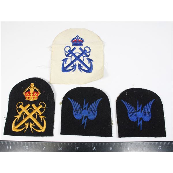 #221 WW2 ROYAL CANADIAN NAVY RANK INSIGNIA LOT