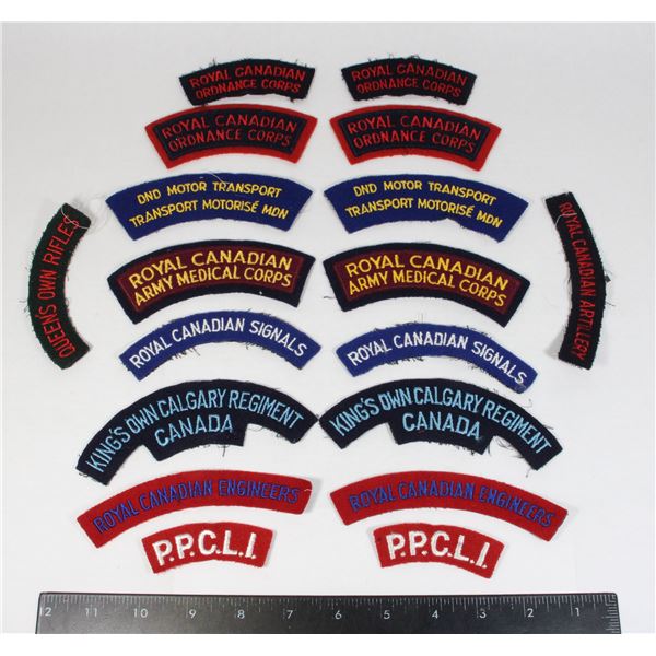 #232 LOT OF CANADIAN BATTLEDRESS TITLES INC PPCLI