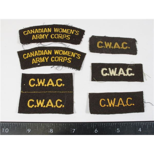 #234 CWAC CANADIAN WOMEN'S ARMY CORPS INSIGNIA