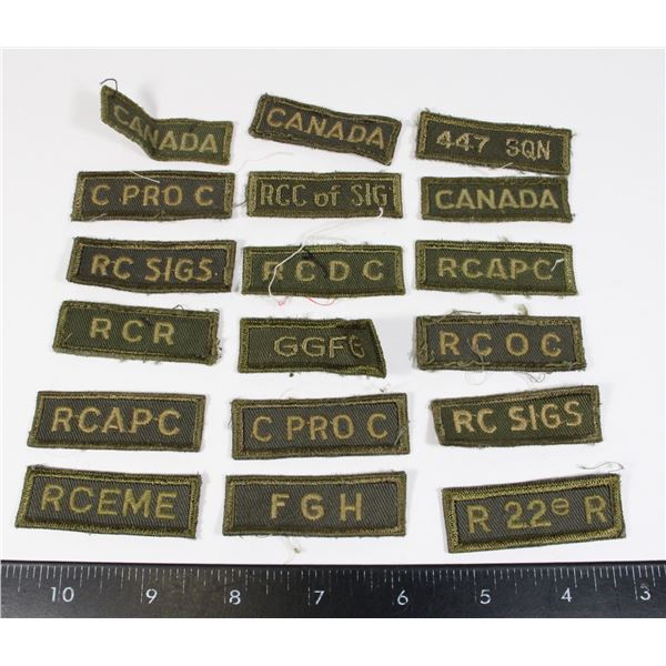 #235 LOT OF 18 TITLES INC ROYAL CANADIAN REGIMENT