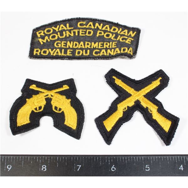 #238 ROYAL CANADIAN MOUNTED POLICE PATCH LOT