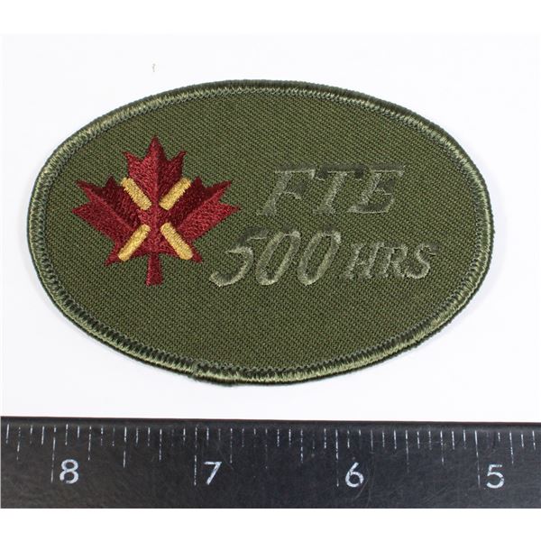 #239 CANADIAN 500 HOURS FLIGHT PATCH