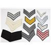 Image 2 : #245 ASSORTED LARGE LOT 11 MILITARY CHEVRON RANK