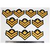 Image 1 : #246 CANADIAN MILITARY CHEVRON RANK INSIGNIA LOT