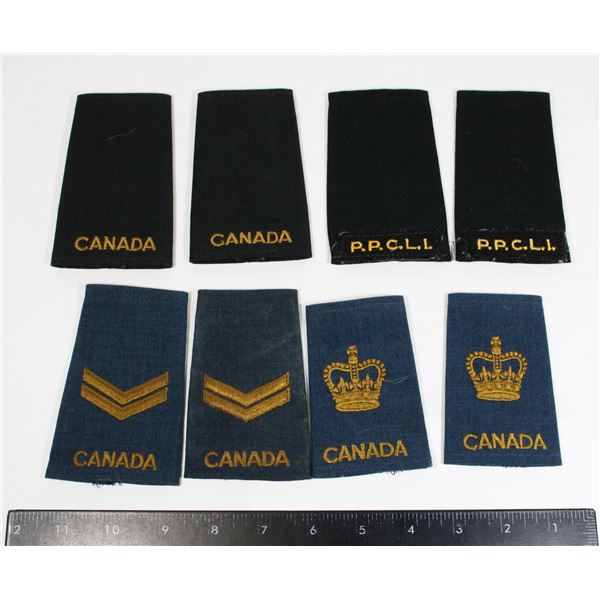 #248 CANADIAN MILITARY SHOULDER BOARDS INC PPCLI