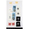 Image 1 : #252 UNITED STATES MILITARY CHEVRON INSIGNIA LOT