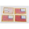 Image 2 : #254 LOT 4 UNITED STATES OF AMERICA FLAG PATCHES