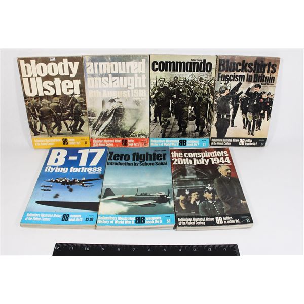 #291 LOT 7 BALLANTINE'S ILLUSTRATED HISTORY BOOKS