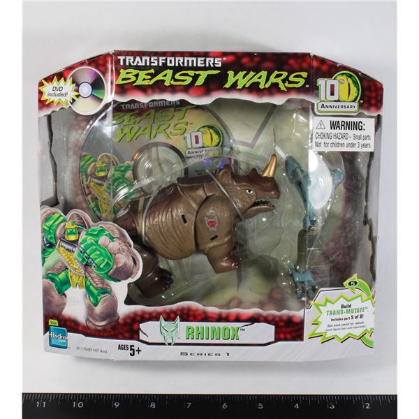 #334 TRANSFORMERS BEAST WARS RHINOX SERIES 1 2005