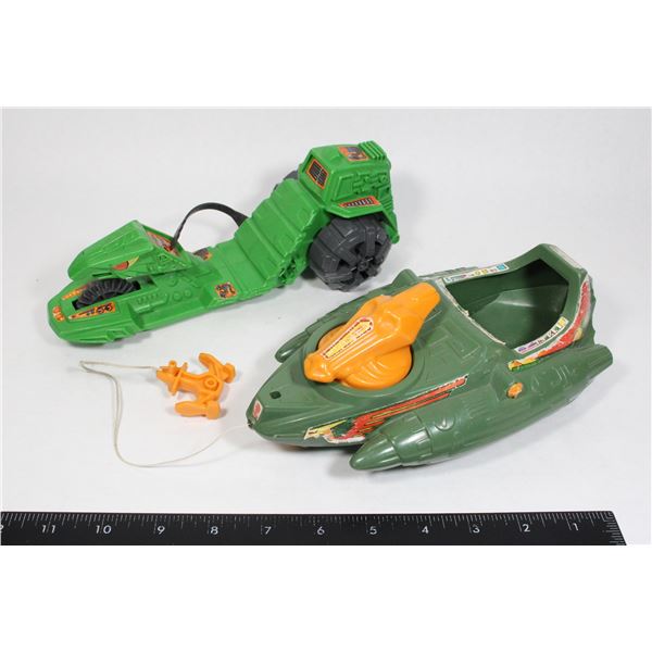 #387 MATTEL MOTU VEHICLES ROAD RIPPER WIND RAIDER