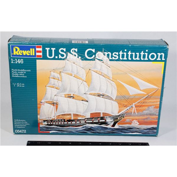 #397 REVELL 1:146 SCALE MODEL KIT USS CONSTITUTION