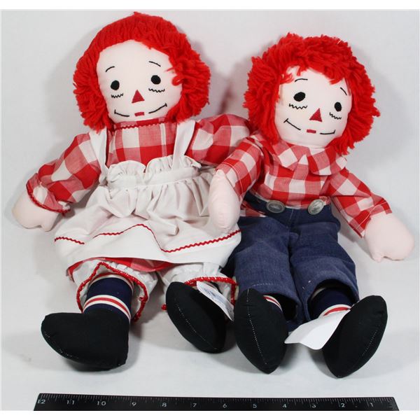 #402 RAGGETY ANN AND ANDY PAIR OF DOLLS