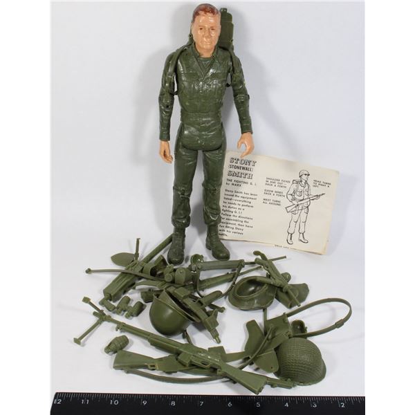 #405 MARX TOYS 1960'S STONY STONEWALL SMITH FIGURE