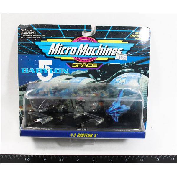 #418 MICRO MACHINES SPACE #5 BABYLON 5 CARDED