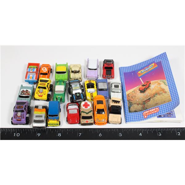 #419 LOT OF 20 MICRO MACHINES + ASSORTED VEHICLES