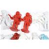Image 2 : #423 LOT VINTAGE RED WHITE BLUE PLASTIC ASTRONAUT