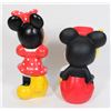 Image 2 : #438 MICKEY AND MINNIE MOUSE RUBBER TOYS VINTAGE