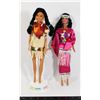 Image 1 : #442 LOT MATTEL NATIVE AMERICAN BARBIE DOLLS W/