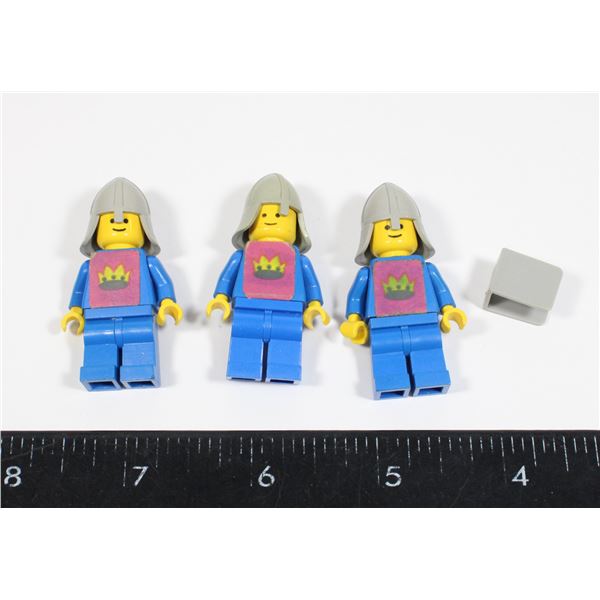 #451  RARE LEGO 375 YELLOW CASTLE MINI FIGURE LOT