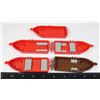Image 1 : #461 LOT OF 5 1980'S 1990'S LEGO PIRATE BOATS