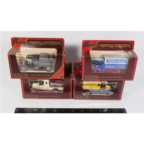 #474 1984 MATCHBOX MODELS OF YESTERYEAR LOT OF  4