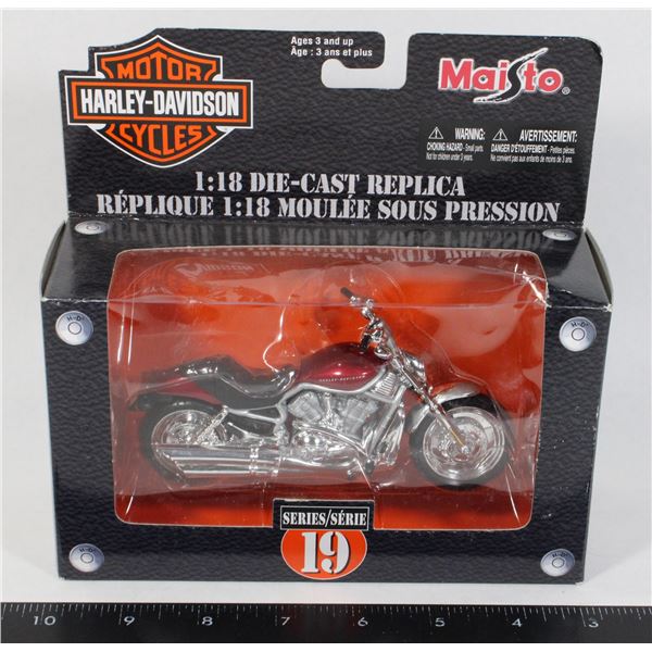 #482 HARLEY-DAVIDSON MOTOR CYCLES 1:18 DIE-CAST
