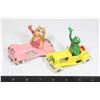Image 1 : #499 1979 CORGI KERMIT THE FROG + MISS PIGGY CARS