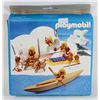 Image 3 : #526 PLAYMOBIL 3248 POLAR BEARS COMPLETE 1985