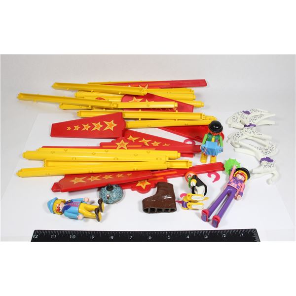 #531 PLAYMOBIL CIRCUS 1991 FIGURES / PIECES LOT W/