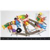 Image 1 : #533 VINTAGE PLAYMOBIL LUMBERJACK ASSORTED LOT