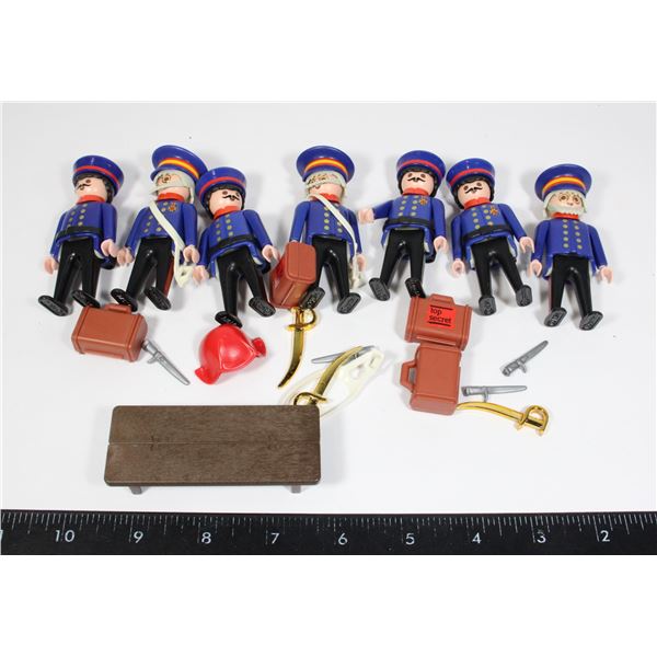 #542 PLAYMOBIL 5405 BRITISH GENERAL TOP SECRET LOT