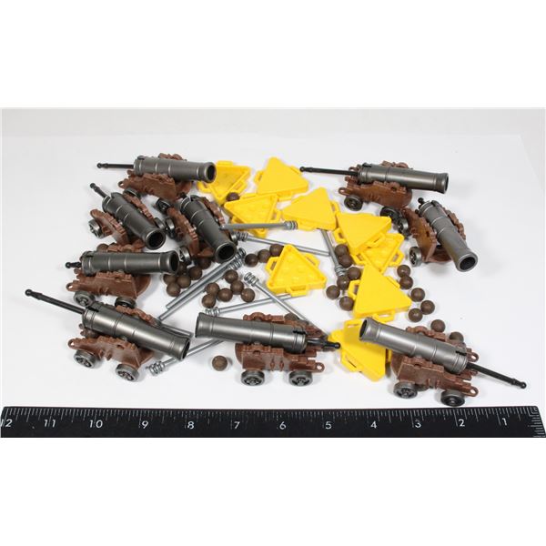 #544 1996 PLAYMOBIL PIRATE CANNONS SET 3857