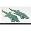 Image 1 : #550 VINTAGE PLAYMOBIL ALLIGATOR CROCODILE GREEN