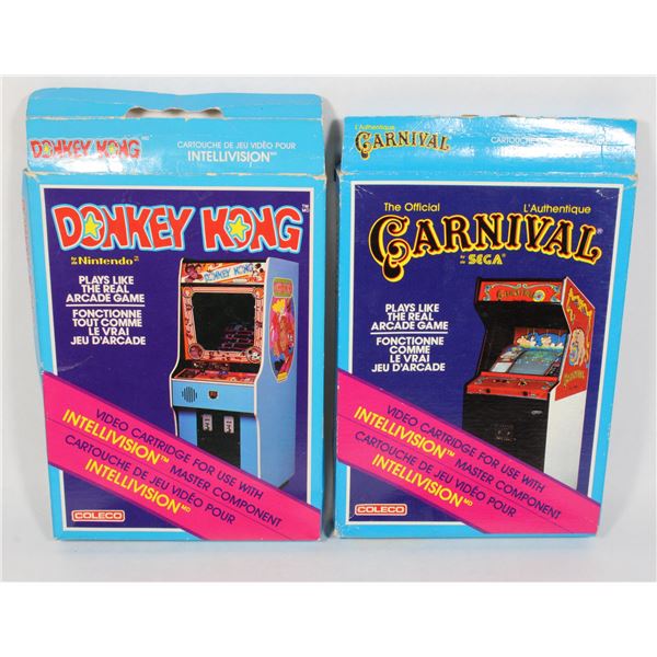 #558 INTELLIVISION NINTENDO DONKEY KONG CIB GAME