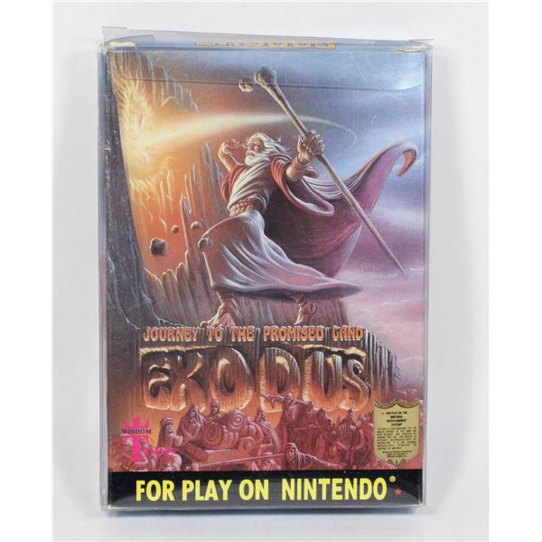 #559 NINTENDO NES BOXED GAME EXODUS  1991