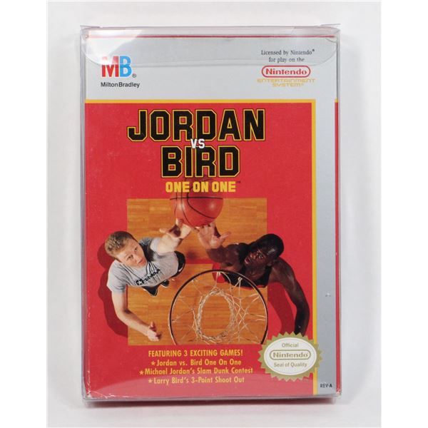 #560 NINTENDO NES BOXED GAME JORDAN VS BIRD