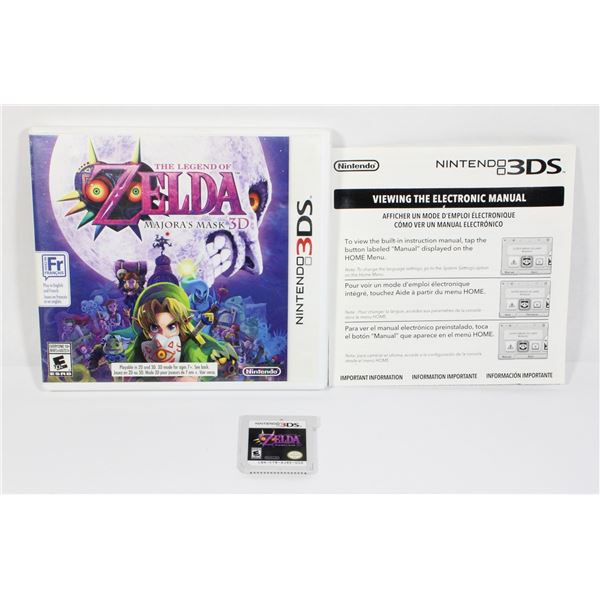 #564 3DS CIB LEGEND OF ZELDA MAJORA'S MASK 3D GAME