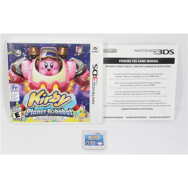 #568  NINTENDO 3DS GAME CIB KIRBY PLANET ROBOBOT