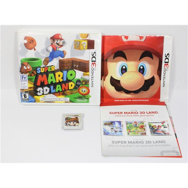 #569  NINTENDO 3DS GAME CIB SUPER MARIO 3D LAND