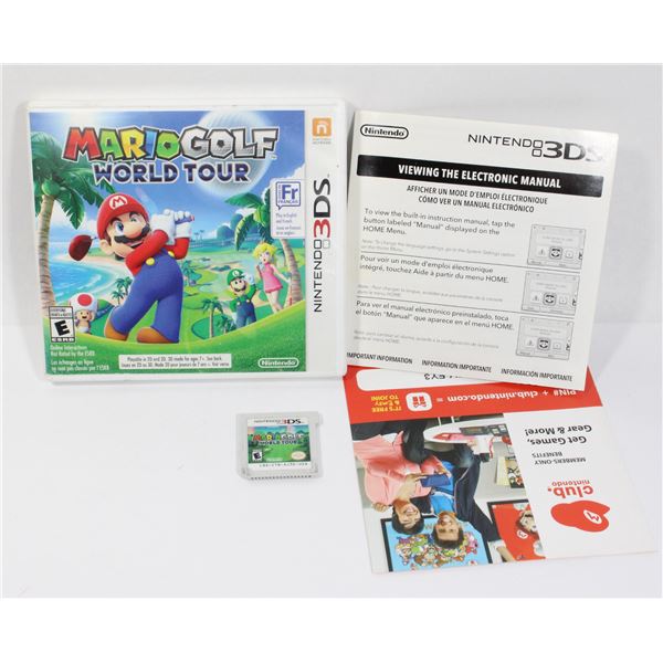 #573  NINTENDO 3DS GAME CIB MARIO GOLD WORLD TOUR