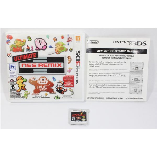 #579  NINTENDO 3DS GAME CIB ULTIMATE NES REMIX