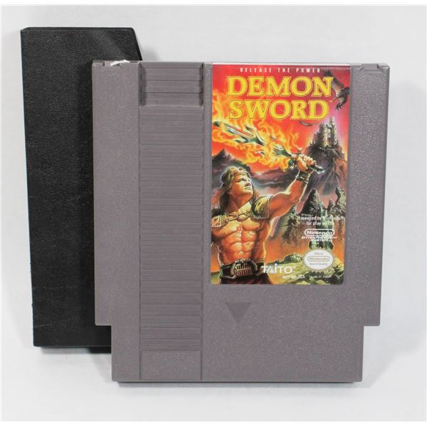 #585 NINTENDO NES GAME DEMON SWORD