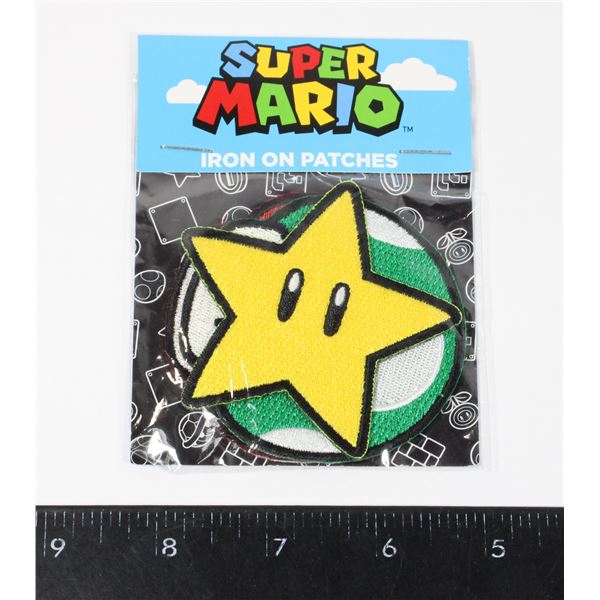 #599 NINTENDO SUPER MARIO IRON ON PATCHES 2017
