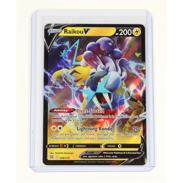 #611  POKÉMON CARD RAIKOU 047/172 2022 HOLO