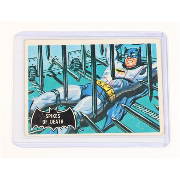 #643 1966 O-PEE-CHEE BATMAN CARD #17 SPIKES OF